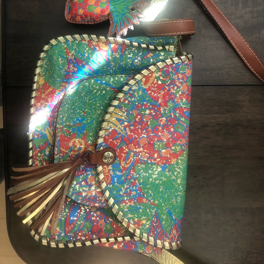 Fun tropical Patricia Nash pineapple handbag